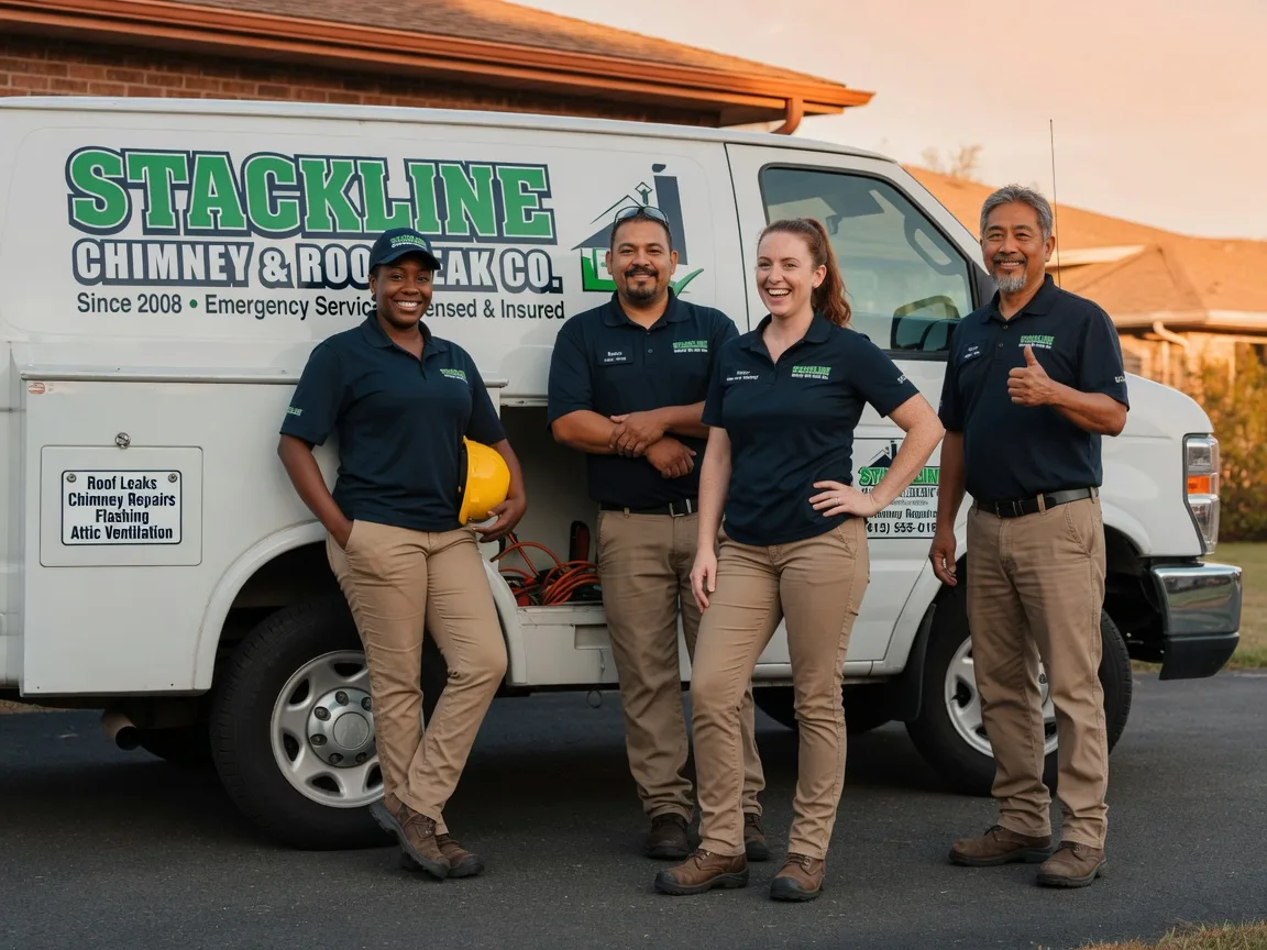 Chimney flashing repair company in Luxemburg, WI